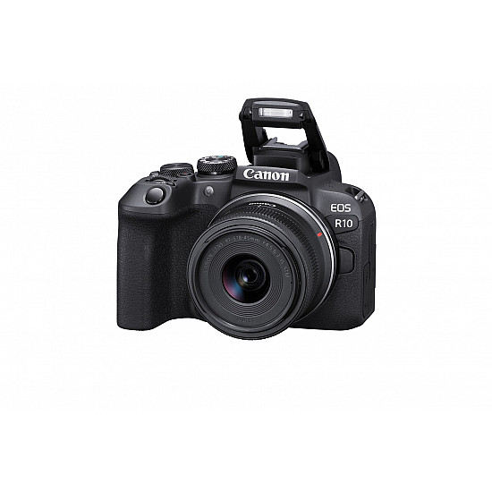 Canon EOS R10 + RF-S 18-45mm F4.5-6.3 IS STM - 24,2 MP - 6000 x 4000 Pixel - CMOS - 2,5x - 4K Ultra HD - Schwarz