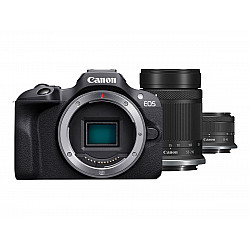 Canon EOS R100 + RF-S 18-45mm F4.5-6.3 IS STM + RF-S 55-200mm F5-7.1 IS STM Kit - 24,1 MP - 6000 x 4000 Pixel - CMOS - 4K Ultra HD - 309 g - Schwarz