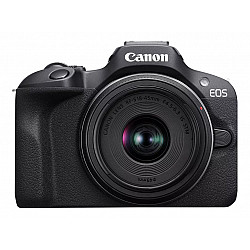 Canon EOS R100 + RF-S 18-45mm F4.5-6.3 IS STM Kit - 24,1 MP - 6000 x 4000 Pixel - CMOS - 4K Ultra HD - 309 g - Schwarz