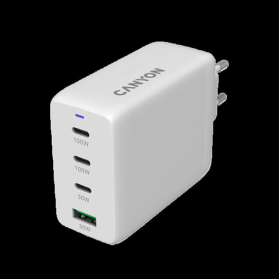 Canyon 100ACC high speed universal wall charger - 2xUSB-C 100W - 1xUSB-C 30W -