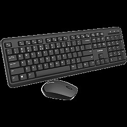 CANYON SET-W20 UK/US Keyboard+Mouse Velvet Wireless Black