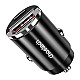 Car Charger Choetech TC0006 1x USB-A, 1x USB-C 30W PD 3.0 (black)
