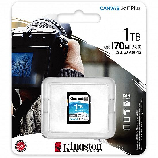Canvas Go! Plus 1 TB SDXC, Speicherkarte schwarz, UHS-I U3, Class 10, V30
