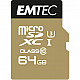 EMTEC SpeedIN' - Flash-Speicherkarte (microSDXC-an-SD-Adapter inbegriffen)