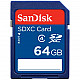64GB SDXC, 64 GB, SDXC, Class 4, Shock-resistant, Water-resistant, Blue