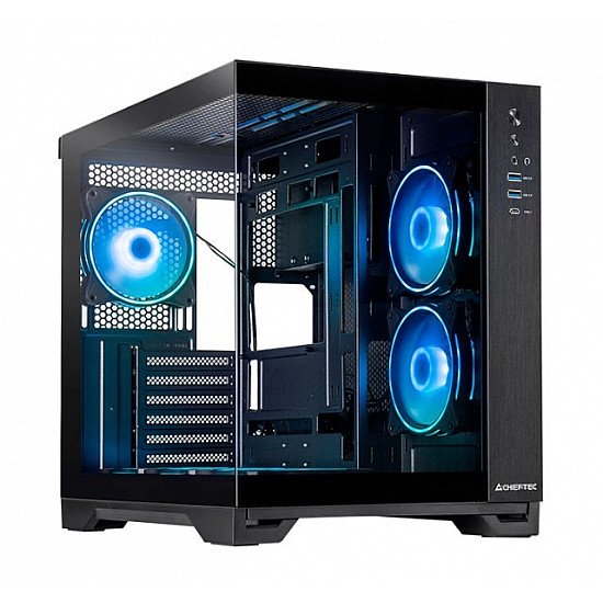 CHIEFTEC VISIO dual-chamber TG ATX gaming case CHIEFTEC VISIO dual-chamber TG ATX gaming case
