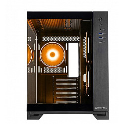 CHIEFTEC VISIO GM-30B-TG-OP MidiTower ATX MicroATX MiniITX Color Black GM-30B-TG-OP
