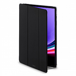 ETUI FOLD CLEAR Z MIEJSCEM NA RYSIK SAMSUNG S9+ 12.4 CZARNE