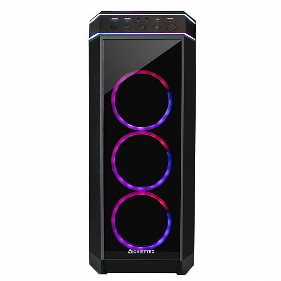 Case|CHIEFTEC|ATX/micro ATX/Mini-ITX|Black|Midi Tower|PC|GP-02B-UC-OP