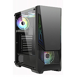 Case|GOLDEN TIGER|Supported motherboard form factors ATX/micro ATX|Black|Midi Tower|Buffalo M730i|BUFFALOM730I