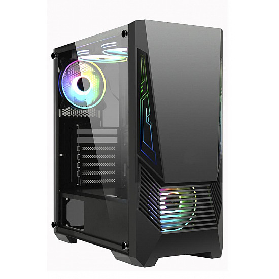 Case|GOLDEN TIGER|Supported motherboard form factors ATX/micro ATX|Black|Midi Tower|Buffalo M730i|BUFFALOM730I