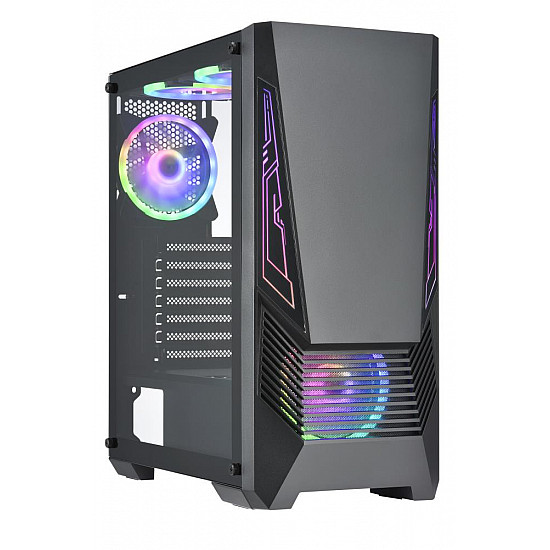 Case|GOLDEN TIGER|Supported motherboard form factors ATX/micro ATX|Black|Midi Tower|Buffalo M730i|BUFFALOM730I