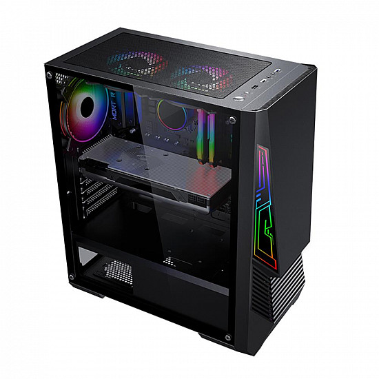 Case|GOLDEN TIGER|Supported motherboard form factors ATX/micro ATX|Black|Midi Tower|Buffalo M730i|BUFFALOM730I