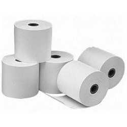 Cash Register Thermal Paper Roll Tape, W: 28mm, L: 40m, bushings 12mm, diameter60mm, 10pcs./pack.