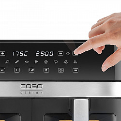 Caso Air Fryer | DuoChef | Power 2200 W | Capacity 14 L | Black