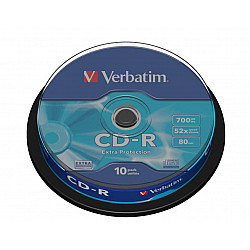 1x10 Verbatim CD-R 80 / 700MB 52x Speed Extra Protection CB