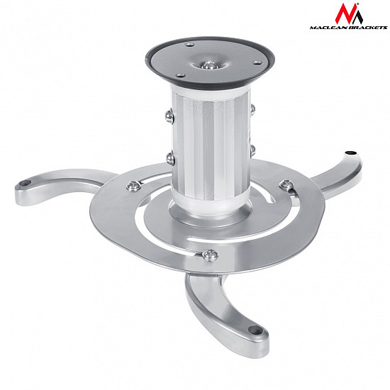 Silver ceiling mount for projectors from 80 mm to 980 mm