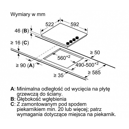 [AI generated title] Bosch Kogeplade 4 Keramisk Hvid