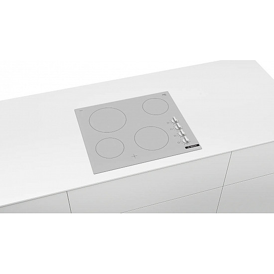 [AI generated title] Bosch Kogeplade 4 Keramisk Hvid