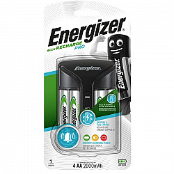 ENERGIZER Pro ACU HR6 POW battery charger + 2 AA 2000 mAh batteries