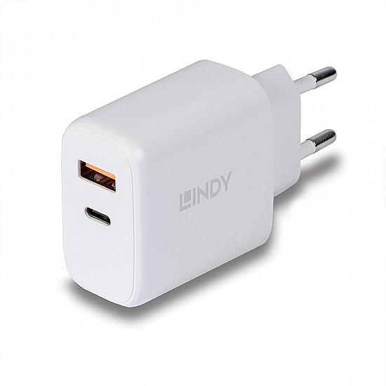 30W USB TYP A C CHARGER MIT EU-STECKER