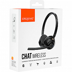 Creative Labs Creative On-Ear-Headset Chat Wireless - Headset