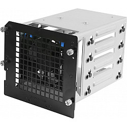 384-10502-2100A0, Full tower, HDD cage, metal, black, silver, 3.5 inch, 80 mm