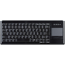 AK-4400-GU-BGE - Soft pressure point - Touchpad - black - german