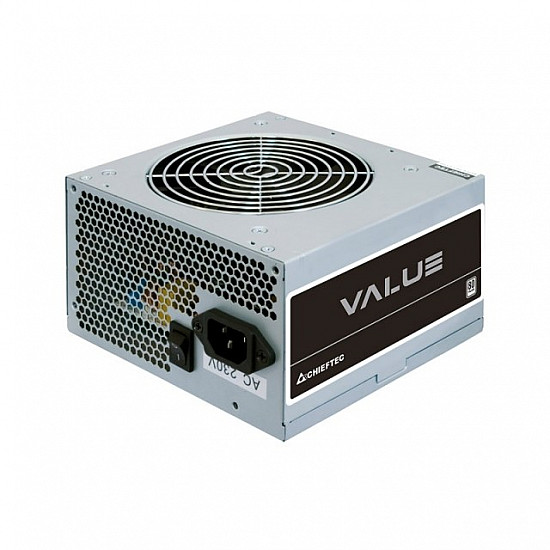 CHIEFTEC VALUE 600W maitinimo blokas su 80PLUS, PFC Active, 2025