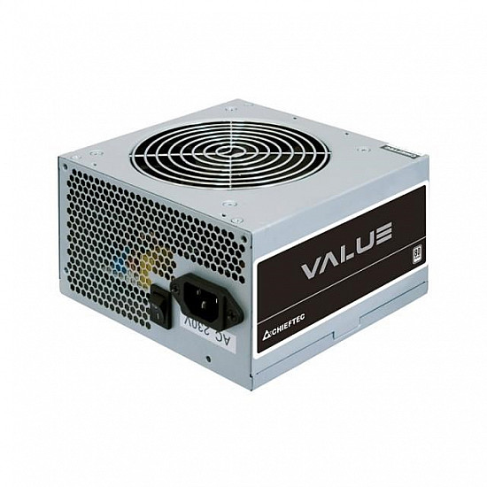 CHIEFTEC VALUE 600W maitinimo blokas su 80PLUS, PFC Active, 2025