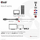 CABLE HDMI TO HDMI 1M/M/F CAC-1322 CLUB3D