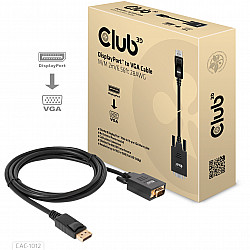 Adapter 20 pin Display Port Male input to 15 pin HD D-Sub HD-15 Male output 2 m