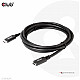 CABLE USB-C TO USB-C 2M/M/F CAC-1529 CLUB3D
