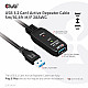 CABLE USB3.2 TO USB3.2 5M/M/F CAC-1404 CLUB3D