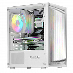 LOGIC ATOS ARGB Mini USB 3.0 Enclosure White