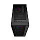 Gembird Fornax 4000 ARGB gaming ATX computer case, Midi Tower, backlight, Black