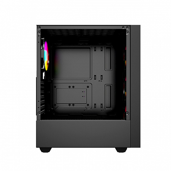 Gembird Fornax 4000 ARGB gaming ATX computer case, Midi Tower, backlight, Black