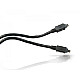 Conceptronic CC44FW18 FireWire 400 Cable, 4-p 1.8m, Black, M/M, 400 Mbit/s, IEEE 1394/1394a