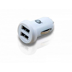 Conceptronic CUSBCAR2ASET Car Tablet Charger 2A for Apple, Cigar lighter, White