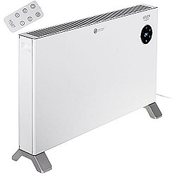 Adler Convection fan heater LCD with remote control Convection Heater 2000 W Number of power levels 3 White IPX24