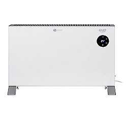 Adler Convection fan heater LCD with remote control Convection Heater 2000 W Number of power levels 3 White IPX24