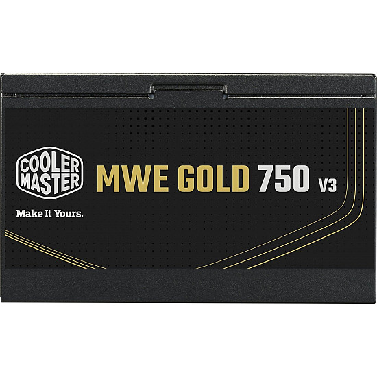 Cooler Master MPE-7506-ACAG-BEU MWE Gold 750 V3 Non Modular, ATX 3.1, 750W,=90%, EPS x2, Black