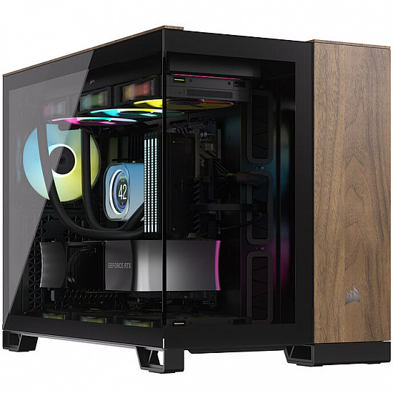 2500X - Mid tower - micro ATX - side panel with window tempered glass