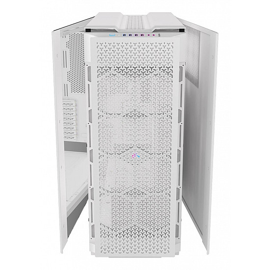 9000D RGB AIRFLOW, Full Tower, PC, white, ATX, stainless steel, tempered glass, 18 cm