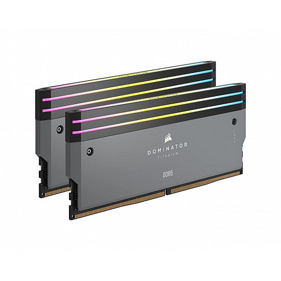 CORSAIR Dominator Titanium RGB operatyvinė atmintis su 64GB, DDR5 6000MT/s CL30 2025