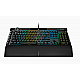 CORSAIR K100 RGB Optical Mechanical Gaming Keyboard Backlit RGB LED CORSAIR OPX RAPIDFIRE Black PBT Keycaps