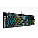 CORSAIR K100 RGB Optical Mechanical Gaming Keyboard Backlit RGB LED CORSAIR OPX RAPIDFIRE Black PBT Keycaps