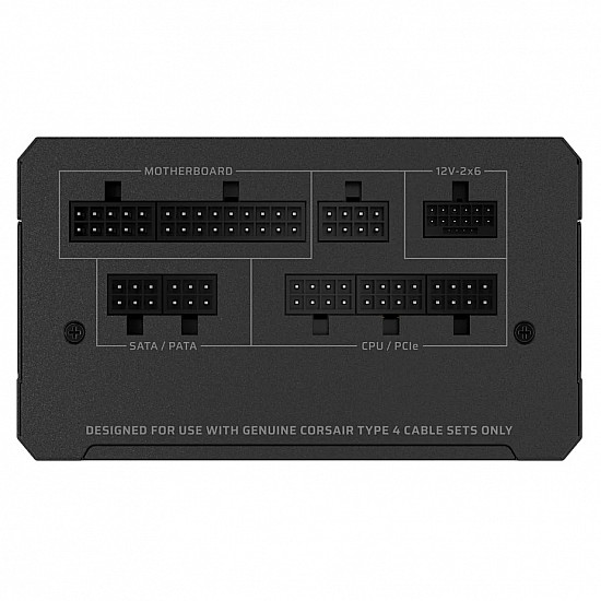 CORSAIR RM1000e maitinimo šaltinis su 1000W, ATX 3.1, PCIe 5.1 2025