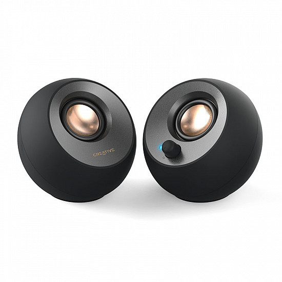 Pebble V2 2.0 , PC-Lautsprecher schwarz, Klinke, USB-C