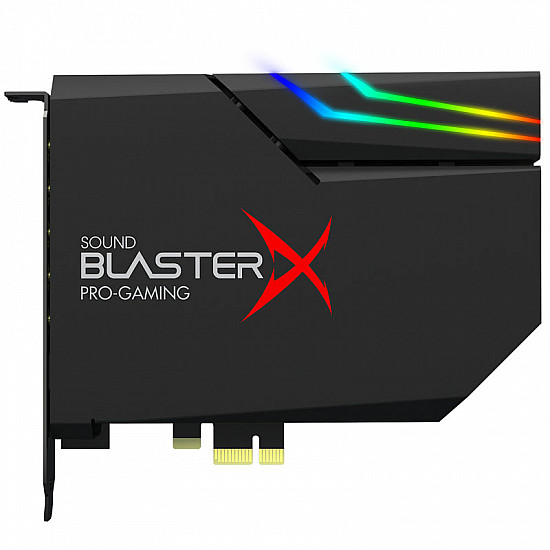 Creative Sound BlasterX AE-5 Plus Hi-Res Gaming Soundkarte / DAC - RGB, PCIe